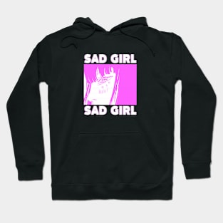 Sad Anime Girl Hoodie